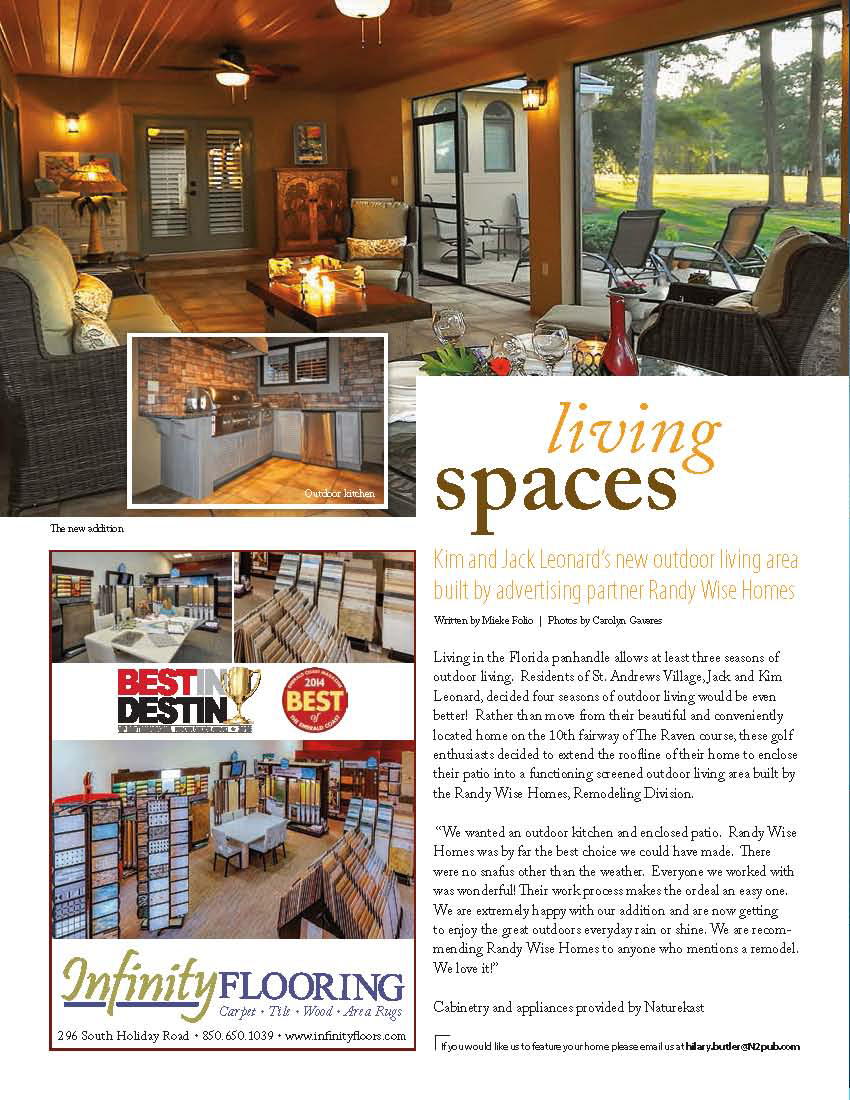 Inside the Gates page featuring Randy Wise Remodeling