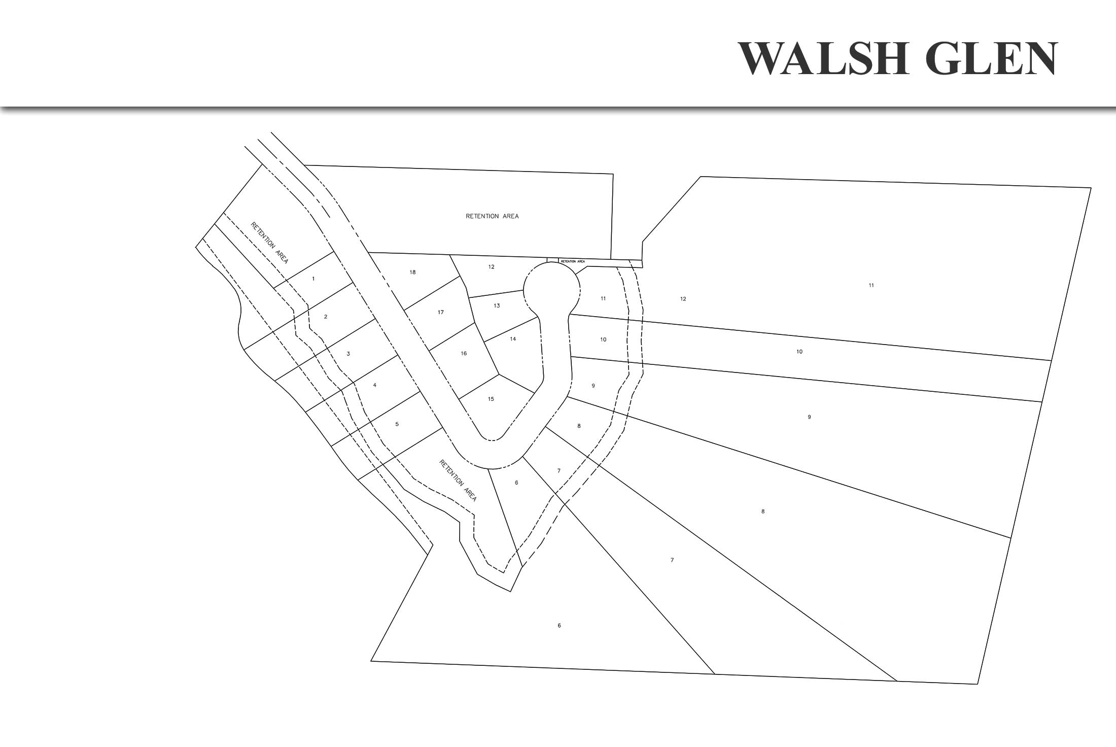 Walsh Glen Estates Site Plan