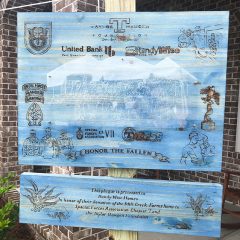 A 2019 Community Spirit Home Event plaque