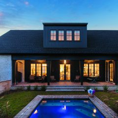 Custom Home with swimming pool in Kelly Plantation