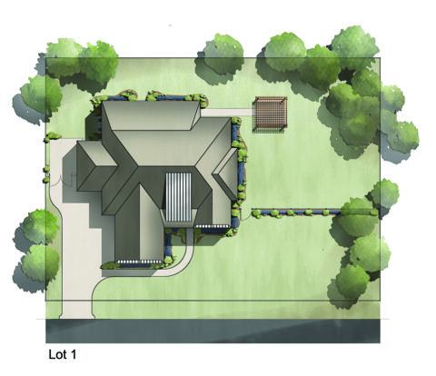 Site Plan for Lot 1 Pheasant Way