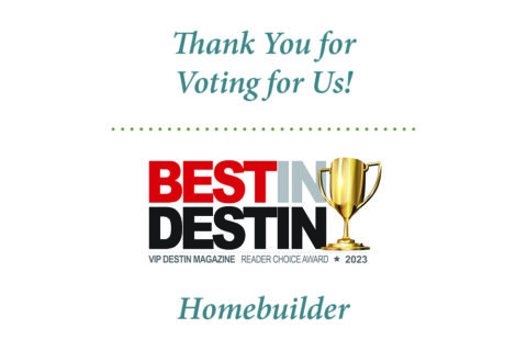 Thank You for voting us Best in Destin