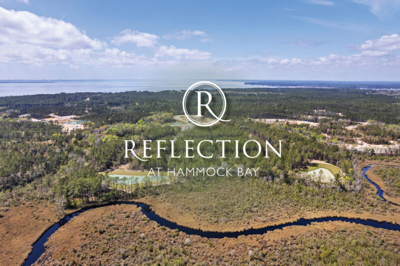Reflection in Hammock Bay Drone